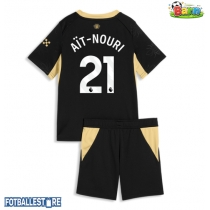 Manchester City Rayan Ait-Nouri #21 Bortedraktsett Barn 2026-27 Kortermet (+ Korte bukser)